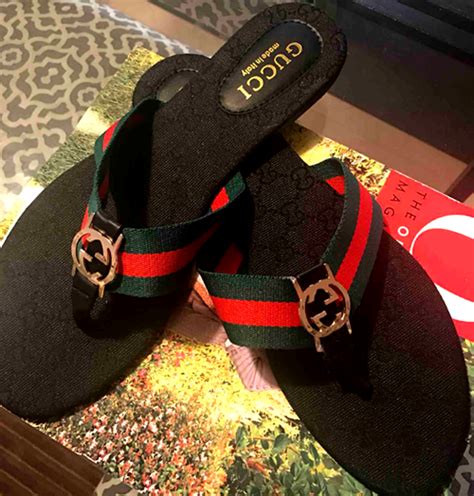 white gucci flip flops replica|gucci women's slides clearance sale.